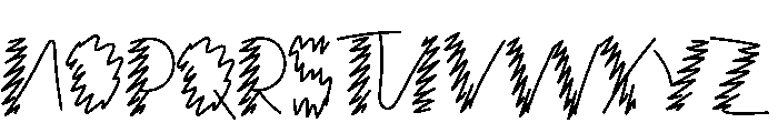 Draw  Book Font LOWERCASE