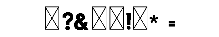 Draw Cherry Font OTHER CHARS