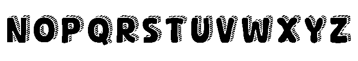 Drawing Alphabet Regular Font LOWERCASE
