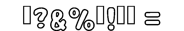 Drawing Cookie Regular Font OTHER CHARS