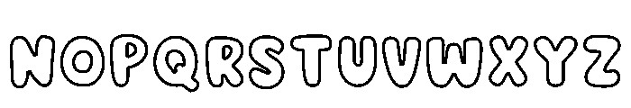 Drawing Cookie Regular Font LOWERCASE