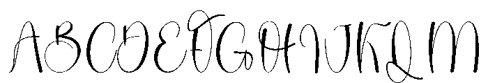 Drawing Handmade Font UPPERCASE