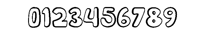 Drawing Jelek Regular Font OTHER CHARS