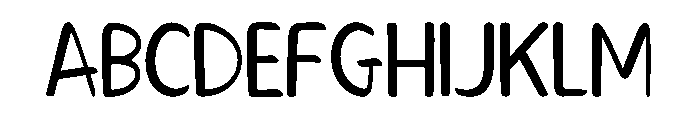 Drawing Kids Regular Font UPPERCASE