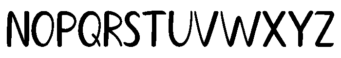 Drawing Kids Regular Font UPPERCASE