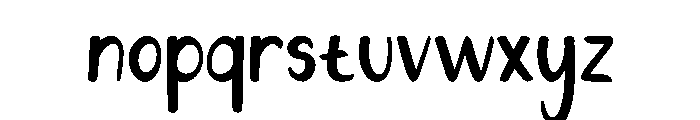 Drawing Kids Regular Font LOWERCASE
