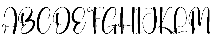 Drawing Sketchy Font UPPERCASE