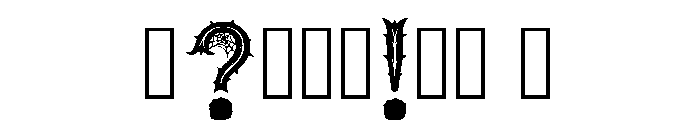 Draxen Regular Font OTHER CHARS