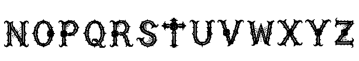 Draxen Regular Font UPPERCASE