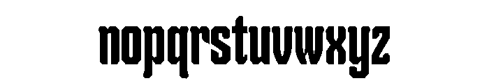 Draxovent Font LOWERCASE