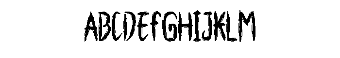 Drazel Regular Font UPPERCASE