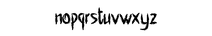 Drazel Regular Font LOWERCASE