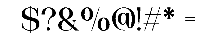 Drazelle Regular Font OTHER CHARS