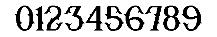 Dread Monster Font OTHER CHARS