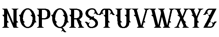 Dread Monster Font UPPERCASE