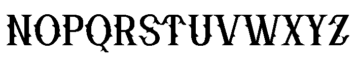 Dread Monster Font LOWERCASE