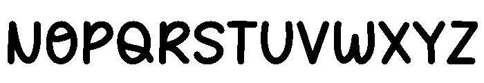 Dread Night Font UPPERCASE