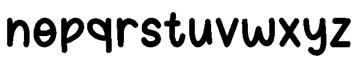 Dread Night Font LOWERCASE