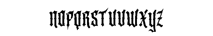 Dreadforge Font UPPERCASE