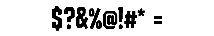 Dreadmark Font OTHER CHARS