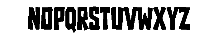 Dreadmark Font UPPERCASE