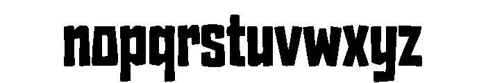 Dreadmark Font LOWERCASE