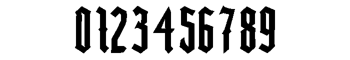 Dreadspire Font OTHER CHARS