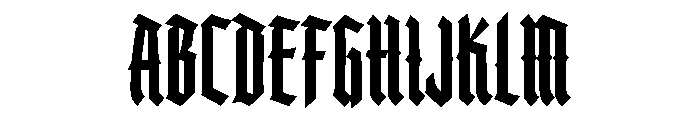 Dreadspire Font UPPERCASE