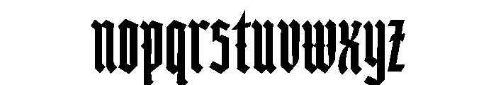 Dreadspire Font LOWERCASE