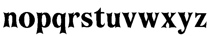 Dreadveil Regular Font LOWERCASE