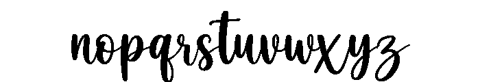 Dream Baby Font LOWERCASE