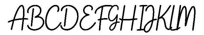 Dream Blossom Font UPPERCASE