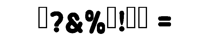 Dream Bold Regular Font OTHER CHARS