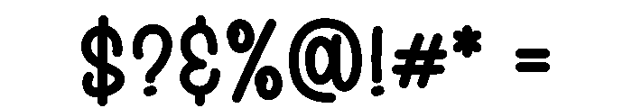 Dream Candy Font OTHER CHARS