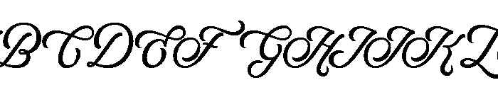 Dream Cathers Regular Font UPPERCASE