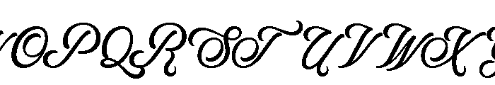 Dream Cathers Regular Font UPPERCASE