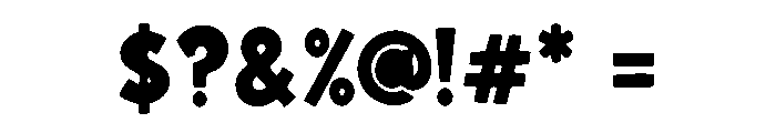 Dream Cutout Font OTHER CHARS