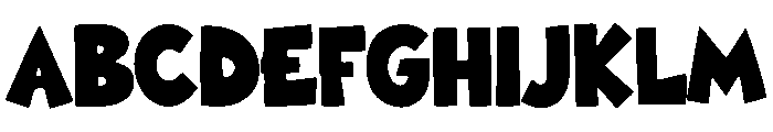 Dream Cutout Font UPPERCASE