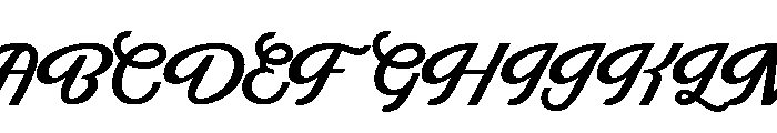 Dream Falling Regular Font UPPERCASE