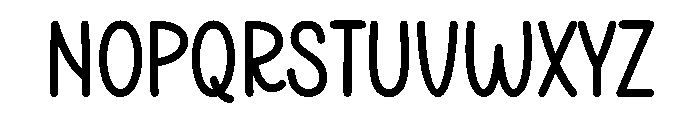 Dream Happily Font UPPERCASE