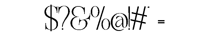 Dream Morish Regular Font OTHER CHARS