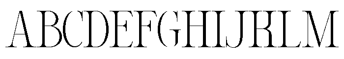 Dream Morish Regular Font UPPERCASE
