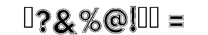 Dream Nights Regular Font OTHER CHARS