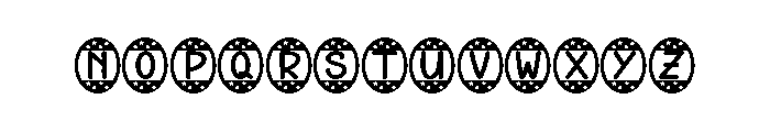 Dream Stars Font UPPERCASE