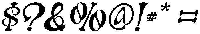 Dream theatrion Italic Font OTHER CHARS