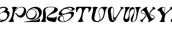 Dream theatrion Italic Font UPPERCASE
