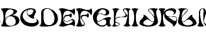 Dream theatrion Font UPPERCASE