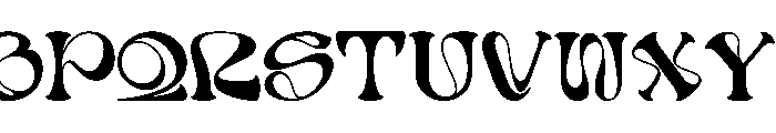 Dream theatrion Font UPPERCASE