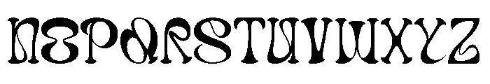 Dream theatrion Font LOWERCASE