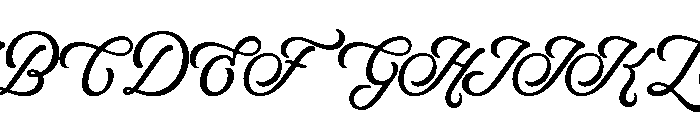 DreamCathers-Regular Font UPPERCASE